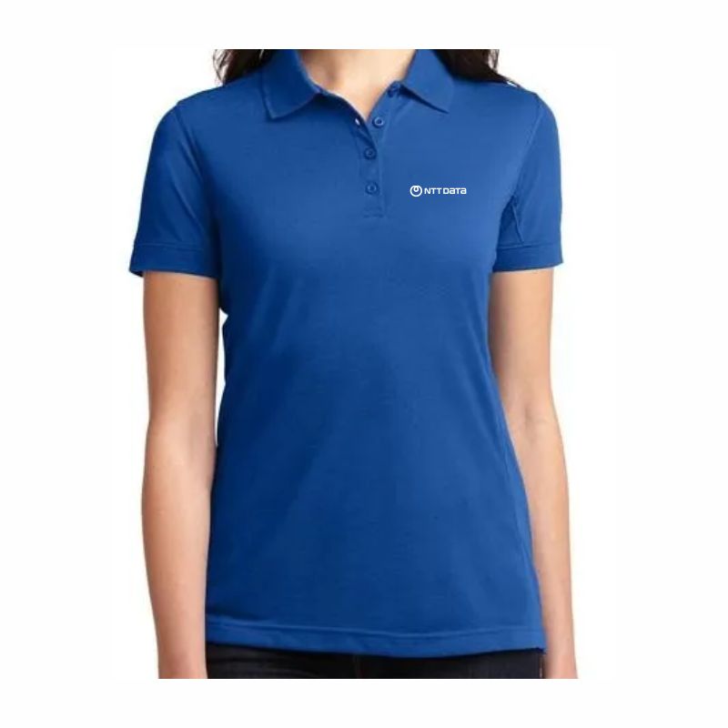 Women's Polo T-shirt (Blue)